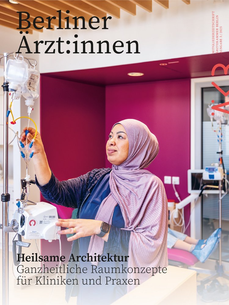 Cover der „Berliner Ärzt:innen“, Ausgabe 3/2025