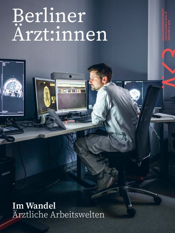 Cover der „Berliner Ärzt:innen“, Ausgabe 6/2024