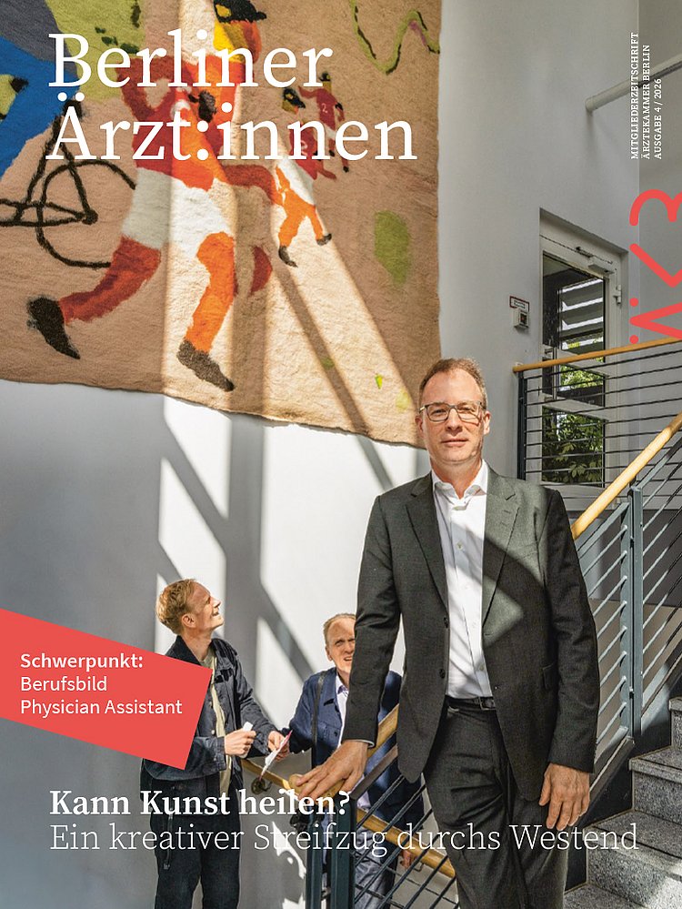 Cover der "Berliner Ärzt:innen", Ausgabe 4/2026